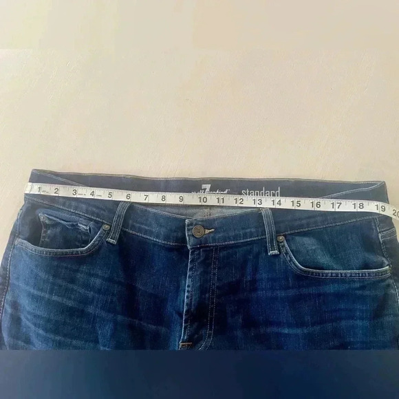 7 For All Man Kind Men’s Standard For Straight Leg Jeans SZ 40 - Picture 5 of 9